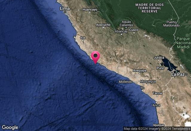 La Marina de Guerra del Perú indicó que el sismo no generaría tsunami. Foto: captura de pantalla.   