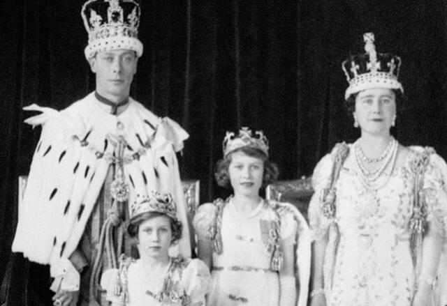 Reina Isabel II, hija del rey Jorge VI y reina Isabel. Foto: Perfil.