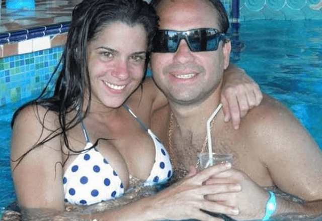 Vanessa Terkes y Roberto Martínez cuando eran pareja