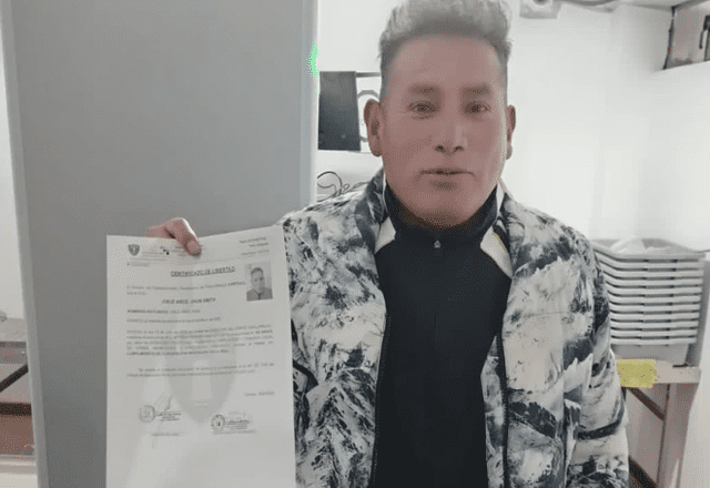 Eddy Cruz salió del penal de Challapalca en julio del 2025, pese a tener una condena de 25 años. Foto: RPP Eddy Cruz salió del penal de Challapalca en julio del 2025, pese a tener una condena de 25 años. Foto: RPP