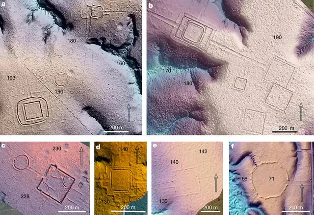 Diversos tipos de movimientos de tierra con sus contextos topográficos en la Amazonía. Foto: Nature