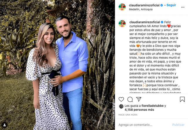 Claudia Ramírez anuncia su embarazo en Instagram