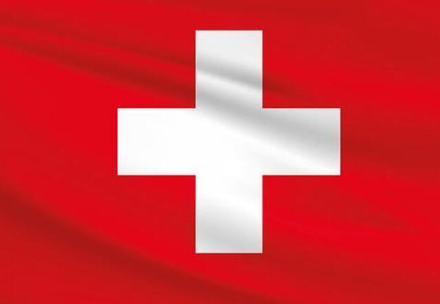 Suiza tiene una bandera que lleva una cruz al centro. Foto: Lifeder