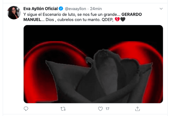 Eva Ayllón en Twitter