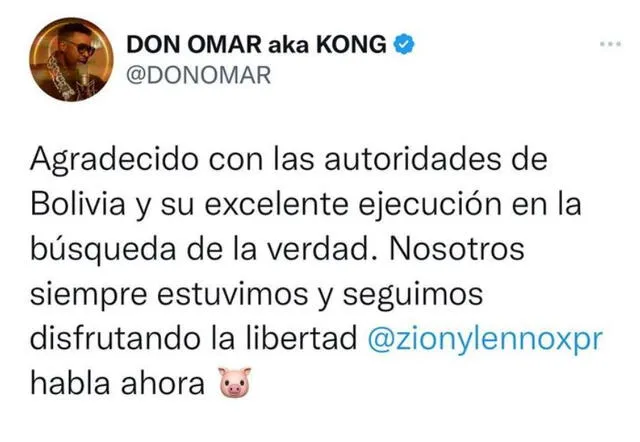 Don Omar aclara que ha sido libre. Foto: Captura de pantalla