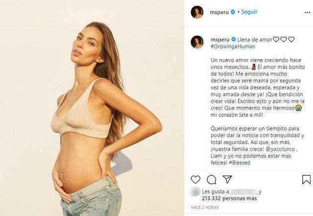 Natalie Vértiz tras anunciar su segundo embarazo Qué bendición crear vida