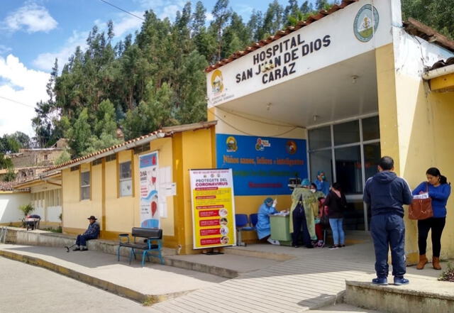  Hospital a donde fueron trasladados los heridos. Foto: Facebook Huaraz al Día   