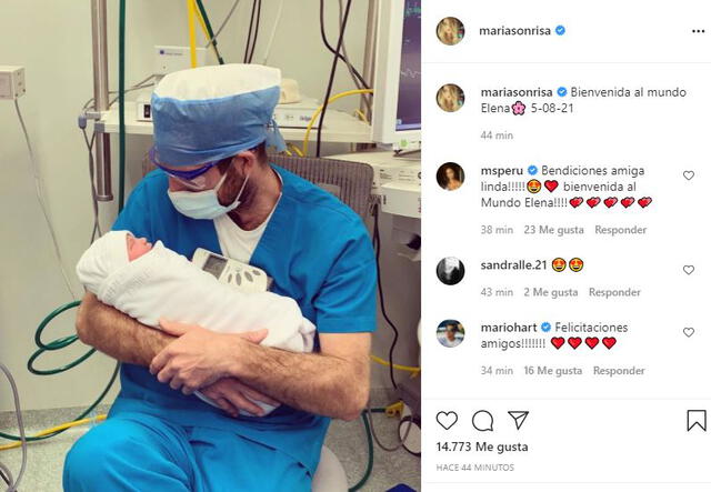 María Grazia Gamarra anuncia el nacimiento de su segunda hija. Foto: Instagram