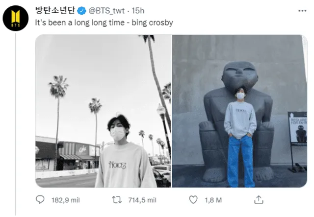 BTS, Taehyung, Los Ángeles