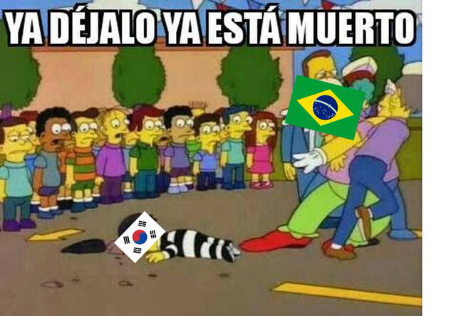 Memes Brasil vs. Corea del Sur. Foto: Twitter