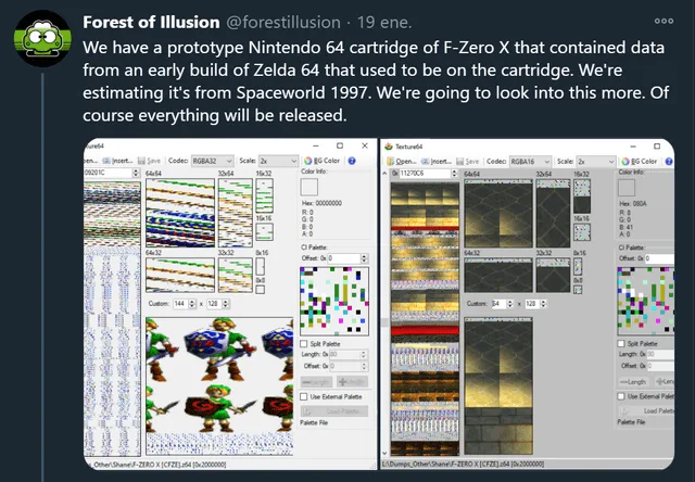 Gráficos descartados de la versión final del juego. Foto: Forest of Illusion/Twitter