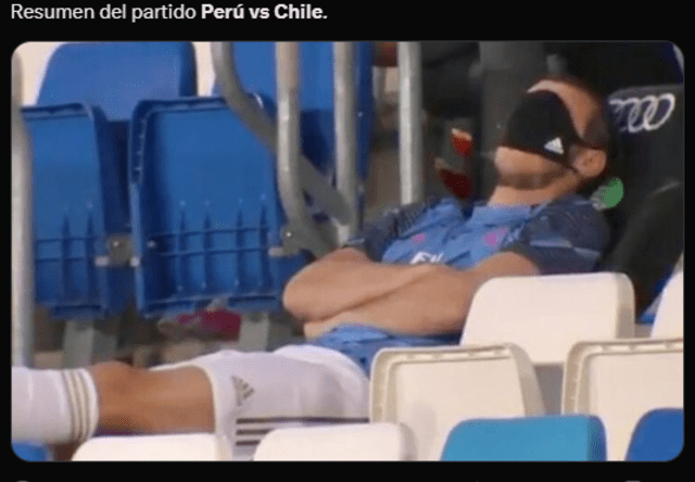  Perú y Chile empataron 0-0. Foto: X   
