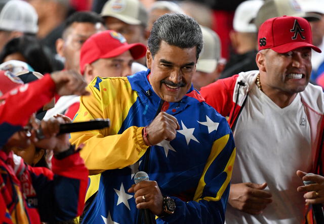  Maduro celebró su victoria mientras la mayoría de organismos internacionales cuestionan los resultados. Foto: AFP   