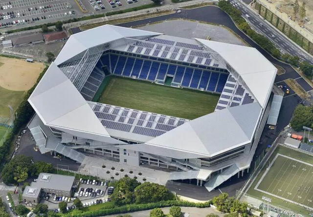 Estadio de Fútbol de Suita. Foto: EFE   