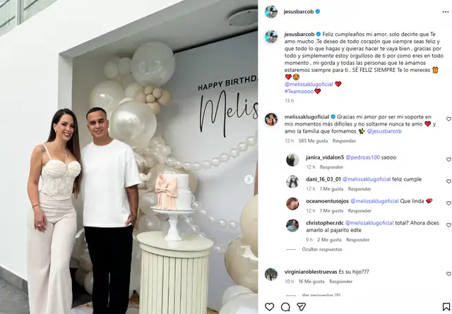 Mensaje de Jesús Barco. Foto: Instagram   