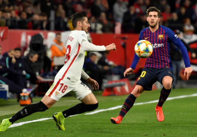 Sin Lionel Messi, Barcelona perdió 2-0 ante Sevilla por Copa del Rey [RESUMEN]