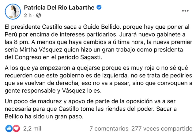 Patricia del Rio
