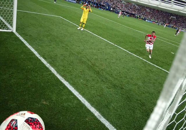 Mario Mandzukic anotó el último gol en un mundial hasta la fecha, fue en la final de Rusia 2018 entre Francia y Croacia. Foto: AFP