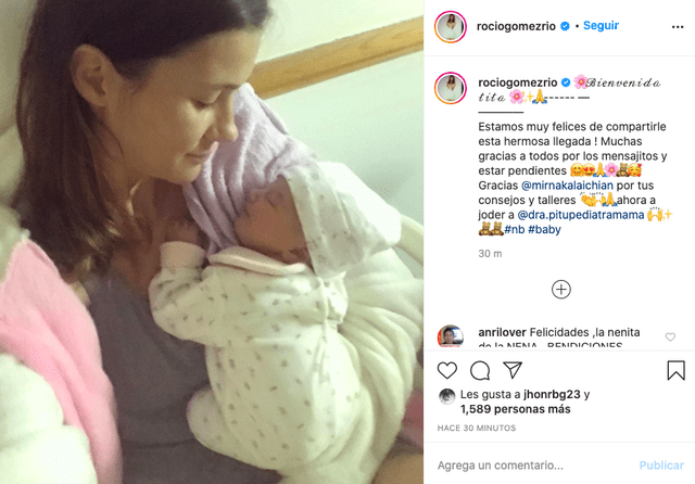 Rocío Gómez 'La Nena' en Instagram