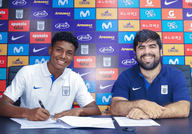 Jussepi firmó su primer contrato profesional en el 2023. Foto: Instagram/Jussepi García   
