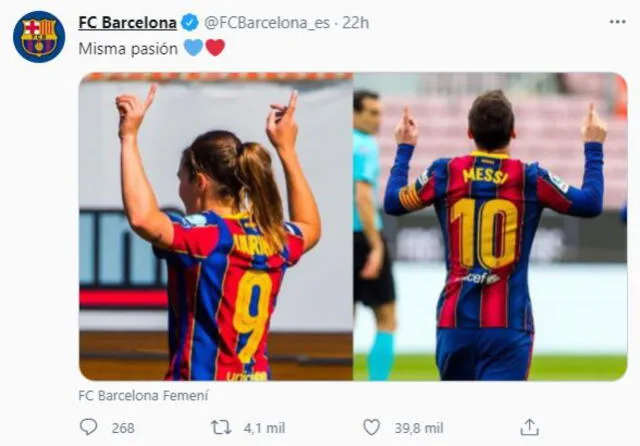 Foto: Twitter FC Barcelona