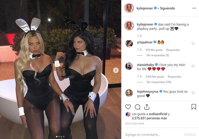 Publicación de Kylie Jenner en Instagram