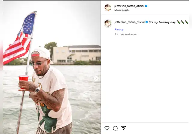 Farfán compartió algunas fotos de su viaje. Foto: Instagram   