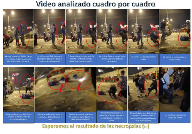 Presunto "análisis" del video en el que aparece Yoel Maylle. Foto: captura de Facebook.