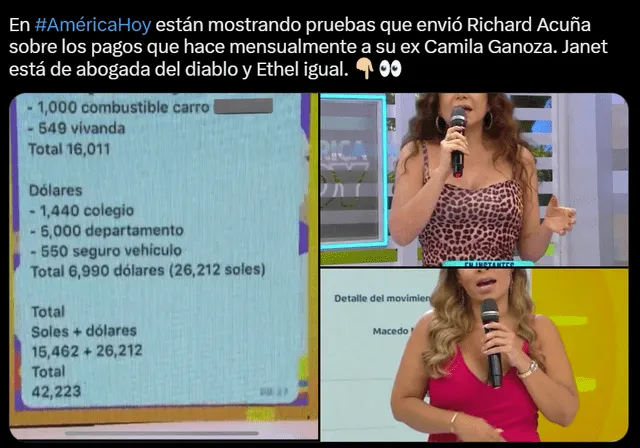  "América hoy" causa indignación en redes. Foto: Twitter   