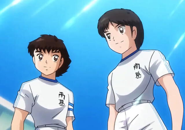 Oliver Atom y Tom Misaki de "Supercampeones". Foto: Tsuchida Production