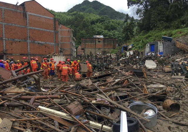 El tifón Lekima causa al menos 18 muertos y 14 desaparecidos en China. Foto: AFP.