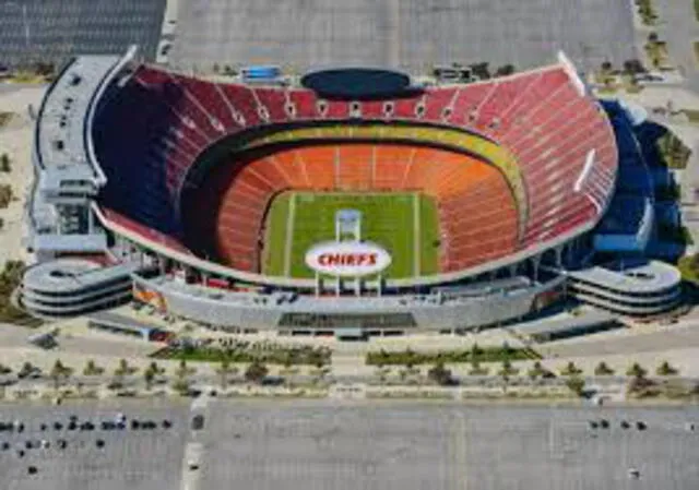 El Arrowhead Stadium es la casa de los Chiefs en Missouri