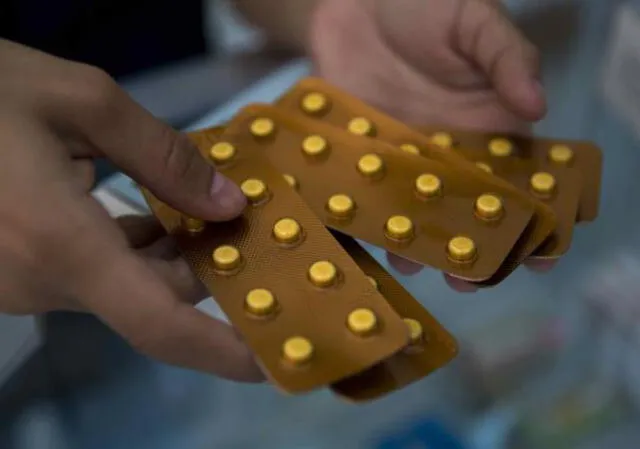 Varias pastillas de dexametasona en una farmacia de Nicaragua. Foto: EFE