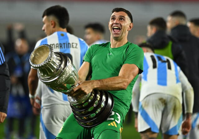  Emiliano Martínez no estará frente a los partidos de Argentina ante Venezuela y Bolivia. Foto: AFP   