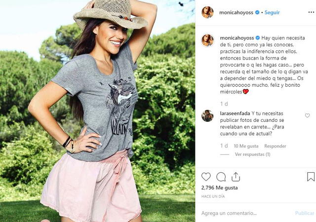 Mónica Hoyos envía mensaje en Instagram ¿Indirecta para Rodrigo González?