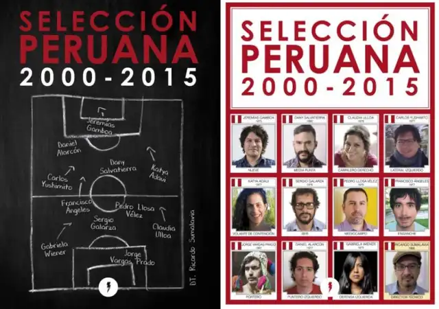 Portadas del libro Selección peruana 2000-2015. En la pasada publicación participaron Gabriela Wiener, Pedro Llosa, Carlos Yushimito, Jeremías Gamboa, entre otros. Foto: difusión