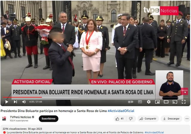  Publicación viral difunde un video falso que atribuye al niño un audio que critica el Gobierno de Dina Boluarte. Foto: captura en Facebook.    