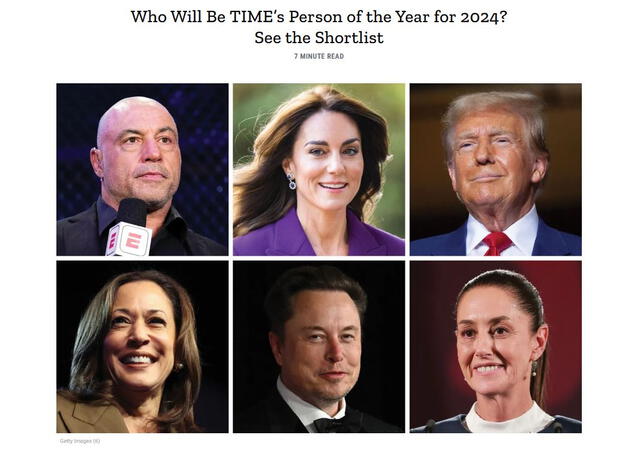 La elección de "Persona del Año" por parte de Time no necesariamente celebra logros positivos. Foto: Time.   