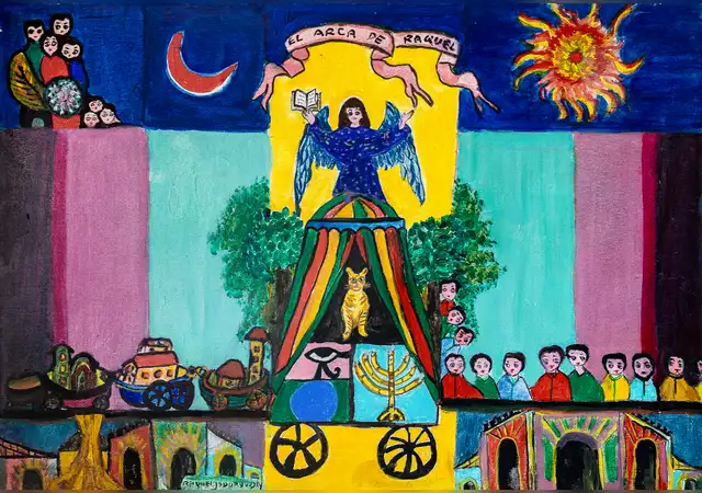 “Altar # 6. El arca de Raquel”. 45 x 65 cm. Imagen: Difusión. “Altar # 6. El arca de Raquel”. 45 x 65 cm. Imagen: Difusión.