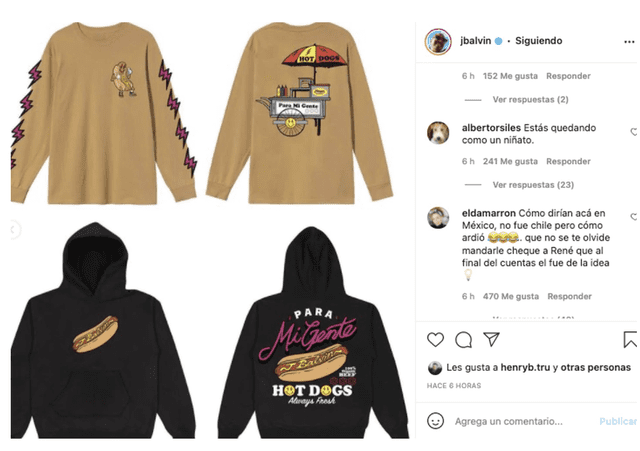 J Balvin saca nueva línea de ropa inspirada en las críticas de Residente