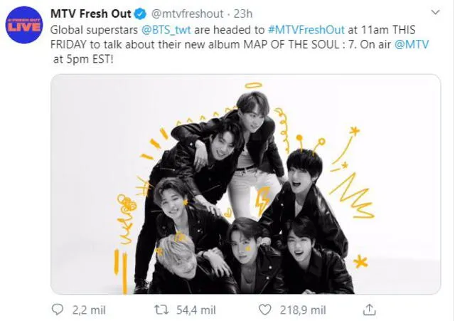 BTS en MTV