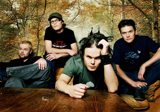 The Rasmus y sus miembros fundadores en 1994. Foto: Michan en Finlandia 