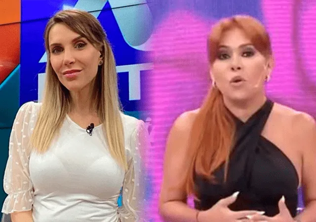 Juliana Oxenford enfurece tras mensaje de Magaly Medina sobre ser caviar: "Yo hablo de quien carajo me dé la gana". Foto: ATV   