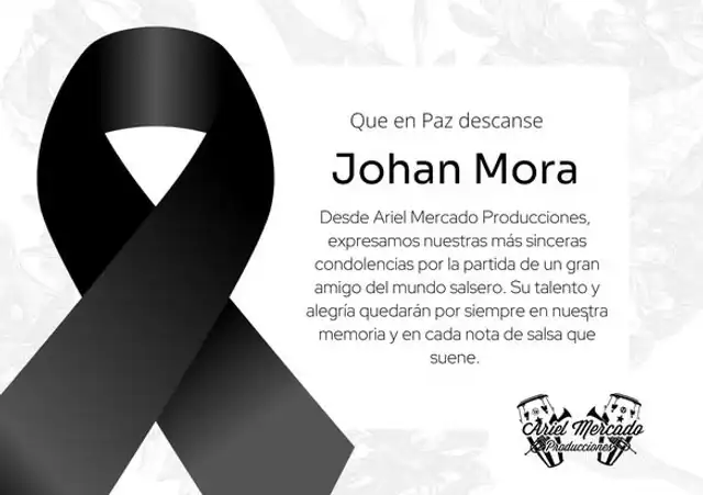 Pronunciamiento tras el fallecimiento del vocalista Johan Mora. Foto: Difusión   