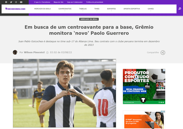 Alianza Lima perdería al "nuevo Paolo Guerrero"