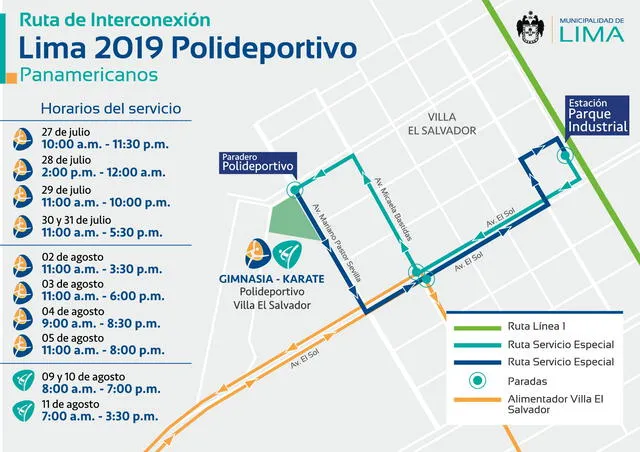 Lima 2019: Metropolitano y corredores llegarán a sedes de Juegos Panamericanos | Municipalidad de Lima | Transporte en Lima