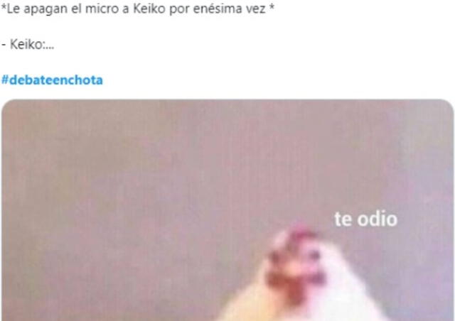 Memes del debate presidencial. Foto: Twitter