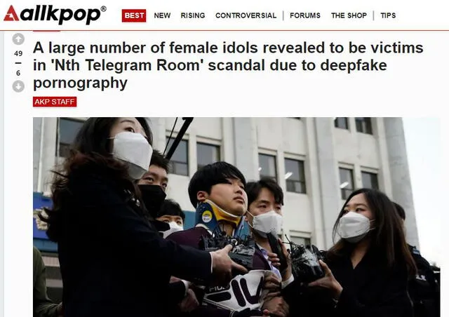 Nth Telegram Room, K-pop