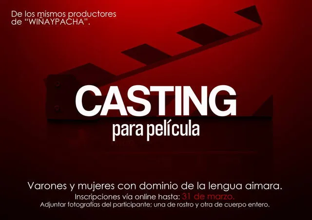 Productores de “Wiñaypacha” realizan casting para nueva película en aimara