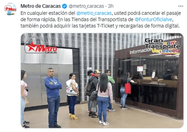 Nuevas tarifas en el Metro de Caracas: revisa AQUÍ la tabla actualizada de precios | cuáles son los nuevos precios y cuándo entran en vigencia | nuevo precio pasajes | Venezuela | Metro de Caracas | T-Ticket | MPPT